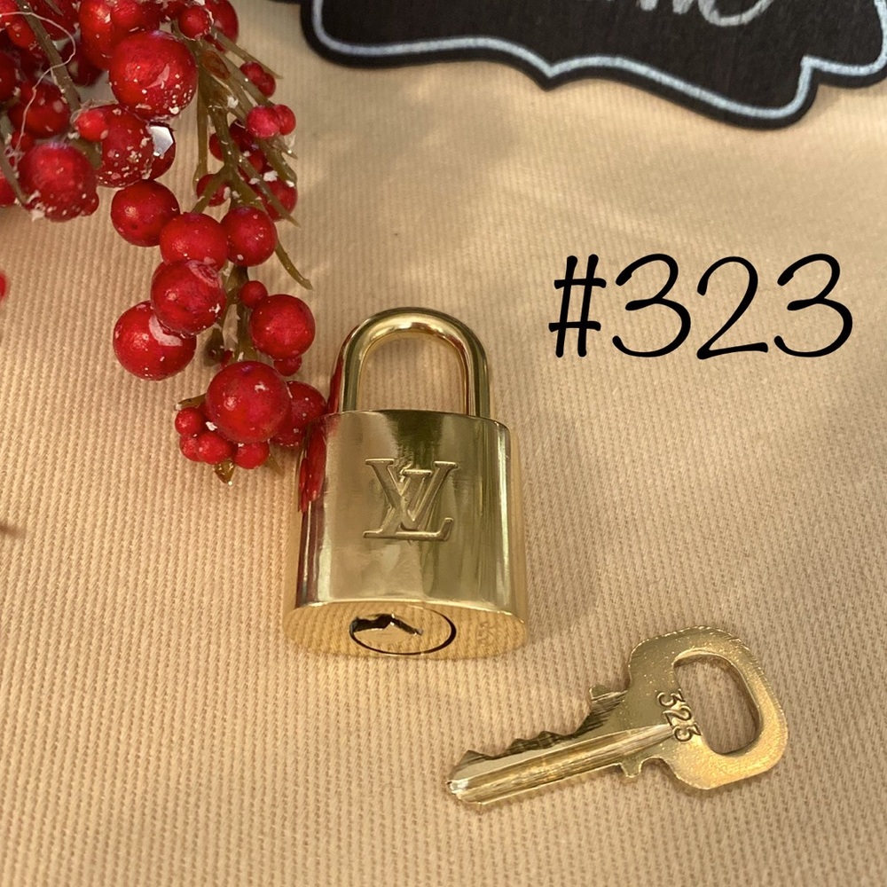Authentic Louis Vuitton LV Lock and Key #323
